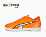 Puma Ultra Play TT Arancio Scarpe Bambino Sportive Calcetto Soccer 107236 01