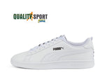 Puma Smash Tape Bianco Nero Scarpe Shoes Uomo Sportive Sneakers 386397 01