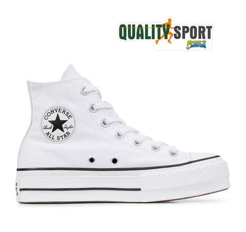 Converse CT AS Lift Hi Bianco Scarpe Shoes Donna Sportive Sneakers 560846C