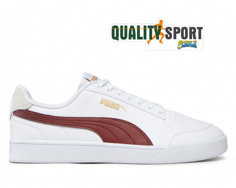 Puma Shuffle Bianco Bordeaux Scarpe Shoes Uomo Sportive Sneakers 309668 23