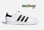 Adidas Superstar Bianco Nero Scarpe Uomo Shoes Sportive Sneakers C77124