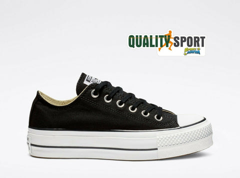 Converse CT AS Lift OX Nero Scarpe Shoes Donna Sportive Sneakers 560250C