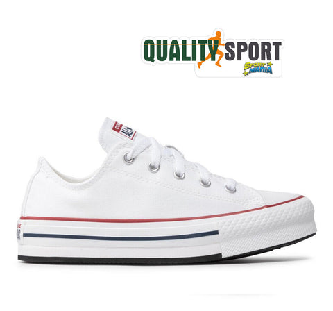 Converse CT AS Eva Lift OX Bianco Scarpe Shoes Donna Sportive Sneakers 272858C