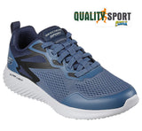 Skechers Bounder Belgrade Blu Scarpe Shoes Uomo Sportive Sneakers 232376 NVBK