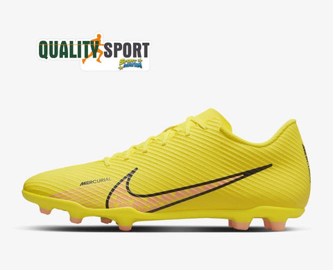 Nike Vaport 15 Club FG Mercurial Giallo Scarpe Uomo Sportive Calcio DJ5963 780