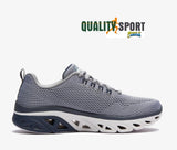 Skechers Glide Step Grigio Blu Scarpe Shoes Uomo Sportive Sneakers 232270 GYNV