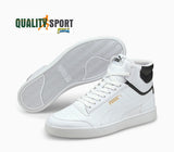 Puma Shuffle Mid Bianco Nero Scarpe Shoes Uomo Sportive Sneakers 380748 01