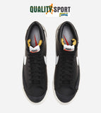 Nike Blazer Mid '77 VNTG Nero Bianco Scarpe Uomo Sportive Sneakers BQ6806 002