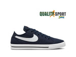 Nike Court Legacy Canvas Blu Bianco Scarpe Uomo Sportive Sneakers CW6539 401