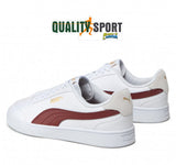 Puma Shuffle Bianco Bordeaux Scarpe Shoes Uomo Sportive Sneakers 309668 23