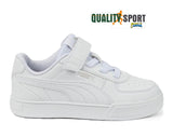 Puma Caven AC+ Bianco Scarpe Shoes Bambino Sportive Sneakers 389307 01