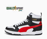 Puma RBD Game Bianco Nero Rosso Scarpe Shoes Uomo Sportive Sneakers 385839 05