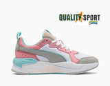 Puma X-Ray Bianco Rosa Scarpe Shoes Donna Sportive Sneakers 372920 05