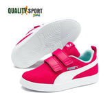 Puma Courtflex Fucsia Scarpe Shoes Bambino Sportive Sneakers 371758 02