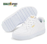 Puma Caven Bianco Verde Scarpe Shoes Bambino Sportive Sneakers 382057 06