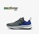 Nike Star Runner Grigio Blu Scarpe Shoes Bambino Sportive Palestra DA2777 013