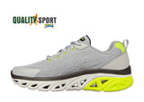 Skechers Glide Step Grigio Scarpe Uomo Sportive Running Palestra 232268 GRY