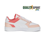 Puma Caven Bianco Rosa Fucsia Scarpe Shoes Donna Sportive Sneakers 385051 08