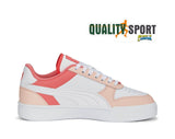 Puma Caven Bianco Rosa Fucsia Scarpe Shoes Donna Sportive Sneakers 385051 08