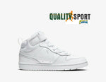Nike Court Borough Mid Bianco Scarpe Bambino Sportive Sneakers CD7783 100