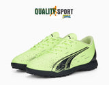 Puma Ultra Play TT Giallo Fluo Scarpe Bambino Sportive Calcetto Soccer 106926 01