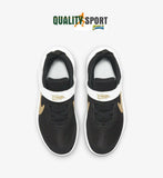 Nike Team Hustle D 10 Bianco Nero Scarpe Bambino Sportive Sneakers CW6736 002