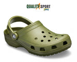 Crocs Classic Sabot Verde Militare Uomo Ciabatta Originale 10001 309 ARMY