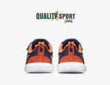 Nike Revolution 5 Blu Arancio Scarpe Infant Bambino Sportive Running BQ5673 410