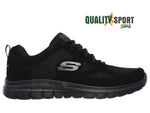 Skechers Burns Agoura Nero Scarpe Shoes Uomo Sportive Sneakers 52635 BBK