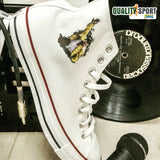 Converse CT All Star Hi Bianco Scarpe Sneakers Personalizzate Customized Stampa