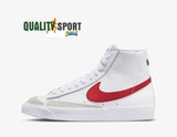 Nike Blazer Mid '77 Bianco Rosso Blu Scarpe Ragazzo Sportive Sneakers DA4086 117