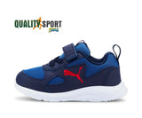 Puma Fun Racer Blu Azzurro Scarpe Infant Bambino Sportive Sneakers 192972 03