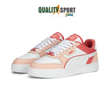 Puma Caven Bianco Rosa Fucsia Scarpe Shoes Donna Sportive Sneakers 385051 08