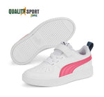 Puma Rickie Bianco Rosa Scarpe Shoes Bambina Sportive Sneakers 385836 12