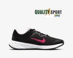Nike Revolution 6 Nero Fucsia Scarpe Shoes Donna Sportive Running DD1096 007