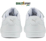 Puma Caven AC+ Bianco Scarpe Shoes Bambino Sportive Sneakers 389307 01