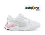 Puma X-Ray Speed Lite Bianco Rosa Scarpe Bambina Sportive Sneakers 385525 04