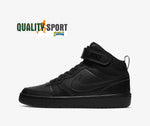 Nike Court Borough Mid Nero Scarpe Shoes Ragazzo Donna Sneakers CD7782 001