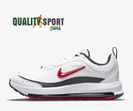 Nike Air Max AP Bianco Rosso Scarpe Shoes Uomo Sportive Sneakers CU4826 101