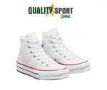 Converse CT AS Eva Lift Hi Bianco Scarpe Shoes Donna Sportive Sneakers 272856C