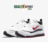 Nike Air Max AP Bianco Rosso Scarpe Shoes Uomo Sportive Sneakers CU4826 101