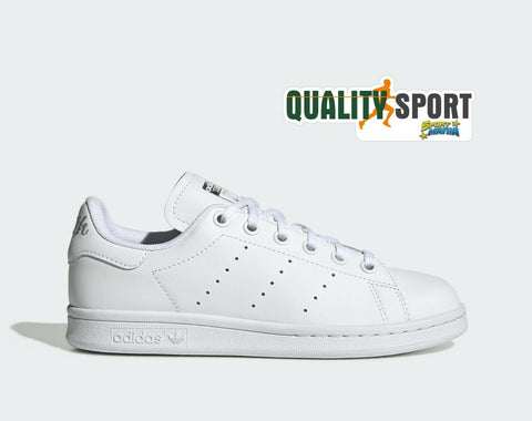 Adidas Stan Smith Bianco Argento Scarpe Donna Sportive Sneakers EF4913