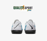 Nike Phantom GX Club TF Bianco Celeste Scarpe Bambino Calcetto Soccer DD9567 446