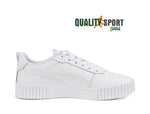 Puma Carina 2.0 Tape Bianco Oro Scarpe Shoes Donna Sportive Sneakers 385850 01