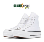 Converse CT AS Lift Hi Bianco Scarpe Shoes Donna Sportive Sneakers 560846C