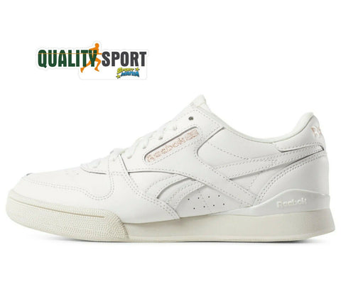 Reebok Phase 1 Pro Bianco Beige Rosa Scarpe Donna Sportive Sneakers DV3741