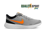 Nike Revolution 5 Grigio Scarpe Shoes Ragazzo Sportive Palestra BQ5671 007