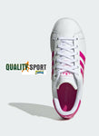 Adidas Coast Star Bianco Fucsia Scarpe Bambina Sportive Sneakers EE7490