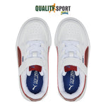Puma Caven AC+ Bianco Bordeaux Scarpe Shoes Bambino Sportive Sneakers 389307 08