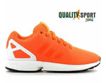 Adidas ZX FLUX Arancio Scarpe Shoes Ragazzo Donna Sportive Sneakers B34509